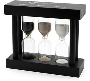 Bredemeijer Universal Teatimer 3fach schwarz 2/3/5 Min.