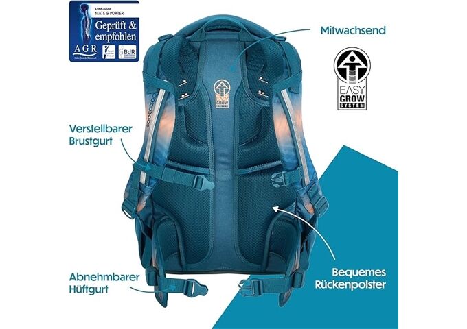 Coocazoo Rucksack MATE, Pacific Tribes