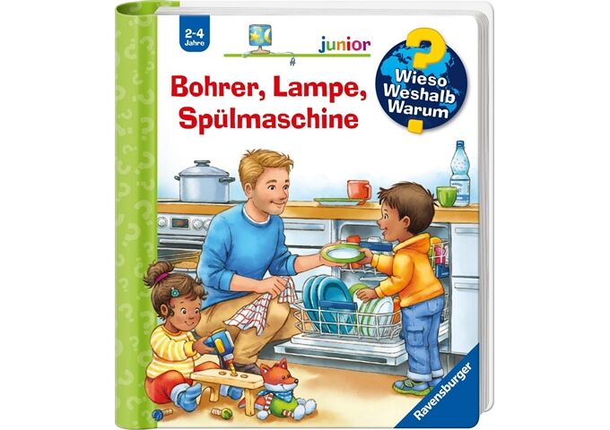 Ravensburger Www Jun 76 Bohrer, Lampe, Spülmaschine