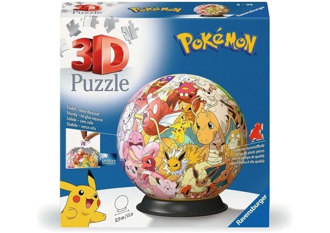 Ravensburger Pokémon - Kanto Region 3D Puzzleball