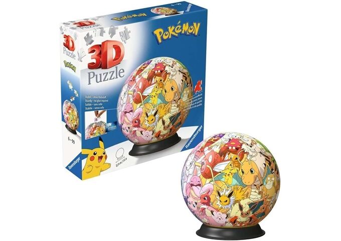 Ravensburger Pokémon - Kanto Region 3D Puzzleball