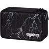 Ergobag Super ReflektBär Maxi Mäppchen Weiß, Schwarz