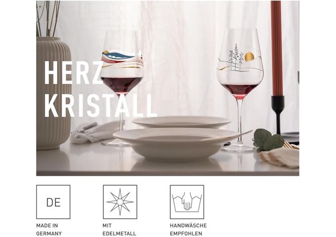 Ritzenhoff Herzkristall Rotwein 11 C. OliveiraF25