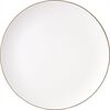 ihr Ideal Home Range WOODEN PLATE white Teller, rund Holzartikel