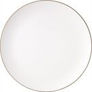 ihr Ideal Home Range WOODEN PLATE white Teller, rund Holzartikel