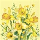ihr Ideal Home Range NARCISSUS BOUQUET yellow Lunch-Servietten