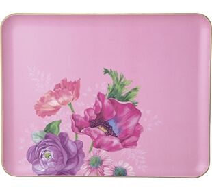 ihr Ideal Home Range JOLEEN pink rechteckig Holztablett