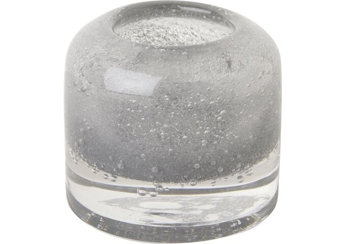 ihr Ideal Home Range GLASS TEA LIGHT HOLDER grey Teelichthalter