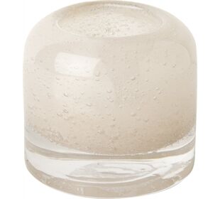 ihr Ideal Home Range GLASS TEA LIGHT HOLDER cream Teelichthalter