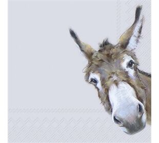 ihr Ideal Home Range DONKEY GONZO grey Lunch-Servietten