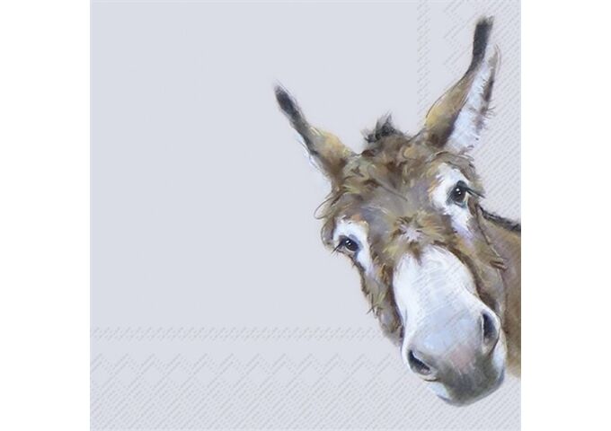 ihr Ideal Home Range DONKEY GONZO grey Lunch-Servietten
