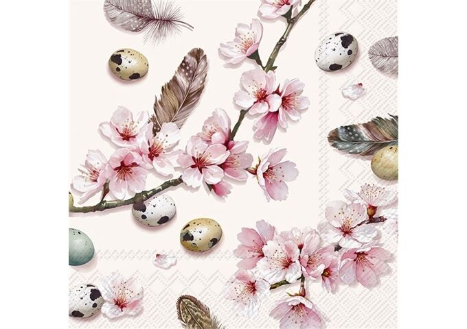 ihr Ideal Home Range BEAUTIFUL SAKURA cream Lunch-Servietten