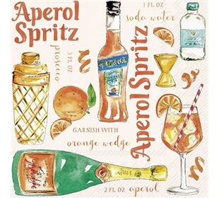 ihr Ideal Home Range APEROL SPRITZ Cocktail-Servietten