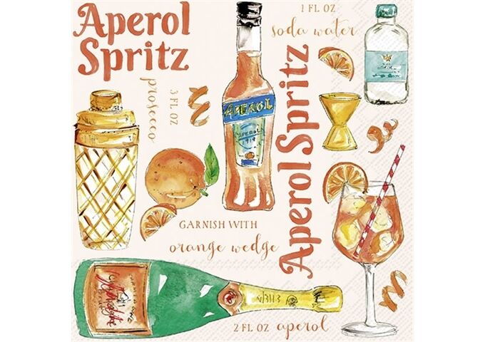 ihr Ideal Home Range APEROL SPRITZ Cocktail-Servietten