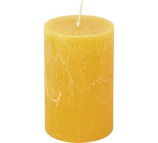 ihr Ideal Home Range CYLINDER CANDLE bright yellow Ø 7 x11 cm Stumpenke