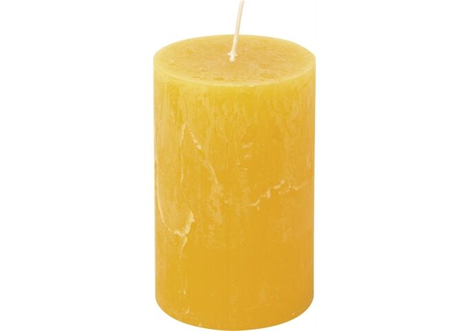 ihr Ideal Home Range CYLINDER CANDLE bright yellow Ø 7 x11 cm Stumpenke