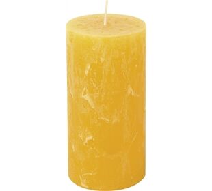 ihr Ideal Home Range CYLINDER CANDLE bright yellow Ø 7 x14 cm Stumpenke