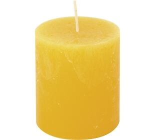 ihr Ideal Home Range CYLINDER CANDLE bright yellow Ø 7 x8 cm Stumpenker
