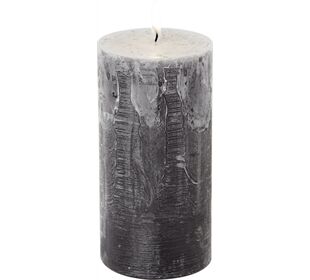 ihr Ideal Home Range CYLINDER CANDLE grey Ø 7 x 14 cm Stumpenkerze