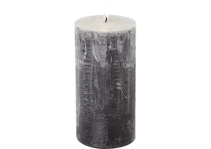 ihr Ideal Home Range CYLINDER CANDLE grey Ø 7 x 14 cm Stumpenkerze