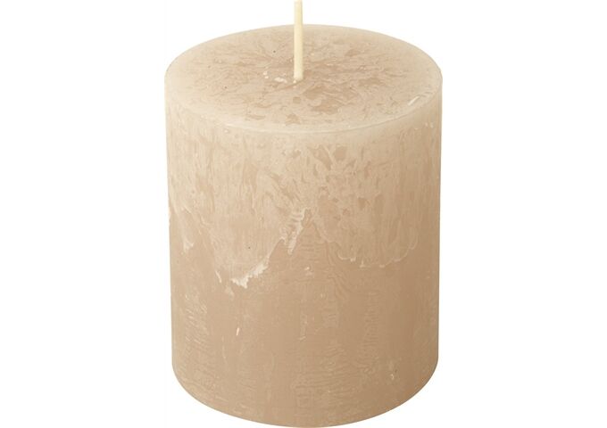 ihr Ideal Home Range CYLINDER CANDLE linen Ø 7 x 8 cm Stumpenkerze