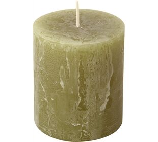ihr Ideal Home Range CYLINDER CANDLE olive Ø 7 x 8 cm Stumpenkerze