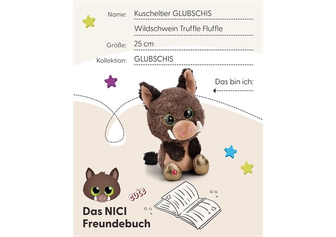 Nici GLUBSCHIS Wildschwein Truffle Fluffle