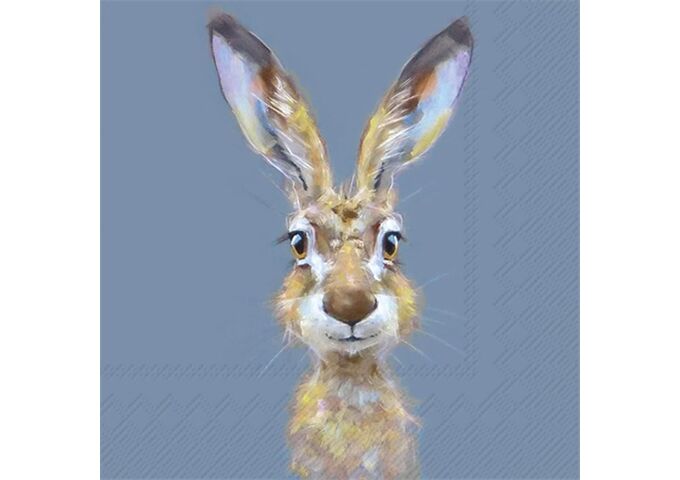 ihr Ideal Home Range RABBIT BUSTER blue Lunch-Servietten