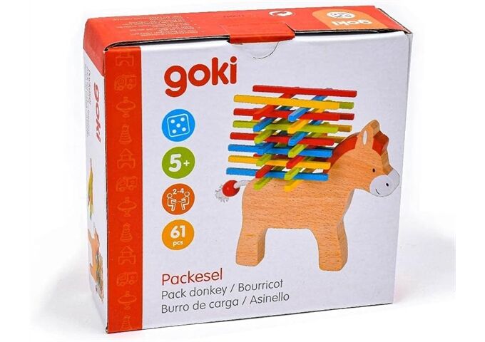 Goki Stapelspiel Packesel