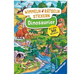 Ravensburger Wimmeln, Rätseln, Stickern Dinosaurier