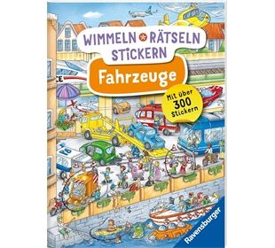 Ravensburger Wimmeln, Rätseln, Stickern Fahrzeuge