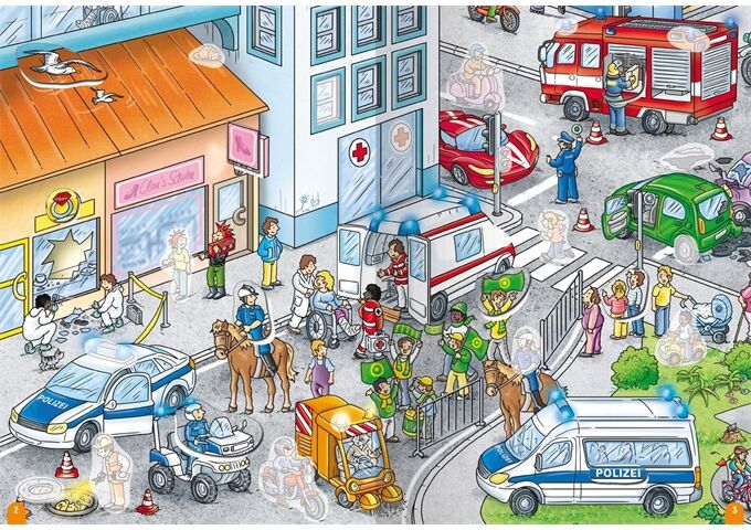 Ravensburger Wimmeln, Rätseln, Stickern Fahrzeuge