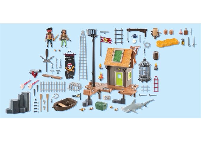 Playmobil Piratenhafen Mit Seeräuber-Gefängnis