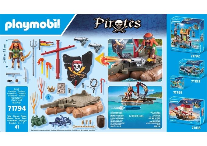 Playmobil Schatzbergung Auf Piratenfloss
