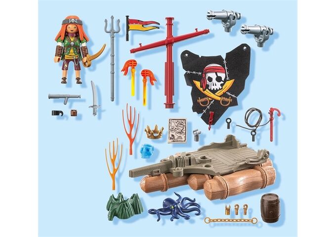 Playmobil Schatzbergung Auf Piratenfloss