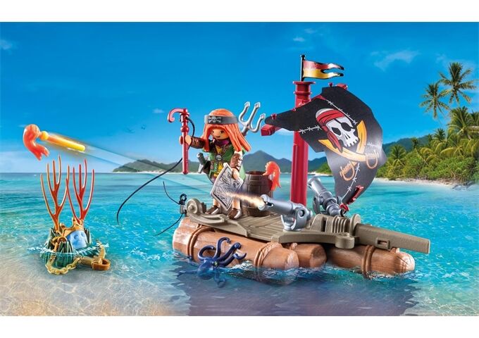 Playmobil Schatzbergung Auf Piratenfloss