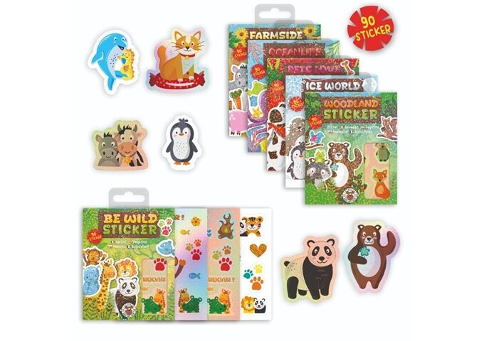 TRENDHAUS Sticker im Buch sortiert