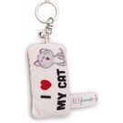 Nici SA Mini Plüschkissen I love my cat