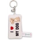 Nici SA Mini Plüschkissen I love my dog