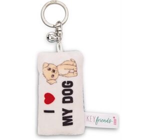 Nici SA Mini Plüschkissen I love my dog