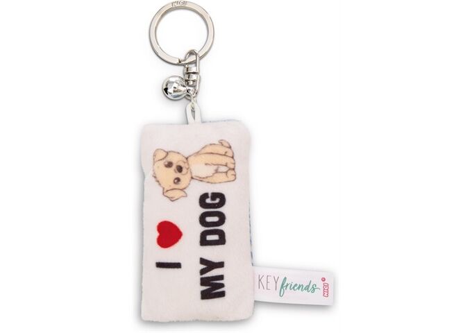 Nici SA Mini Plüschkissen I love my dog