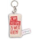 Nici SA Mini Plüschkissen Komm, lass uns zu weit gehen