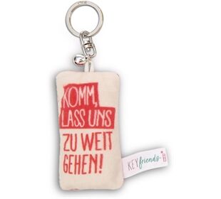 Nici SA Mini Plüschkissen Komm, lass uns zu weit gehen