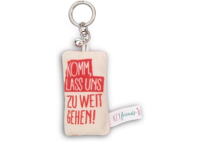 Nici SA Mini Plüschkissen Komm, lass uns zu weit gehen