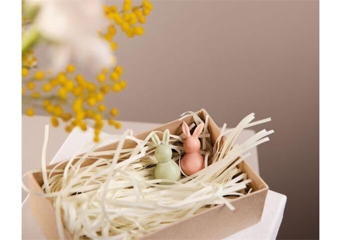 Räder Ostern Minihasen Display 30Stk Apricot & Grün D