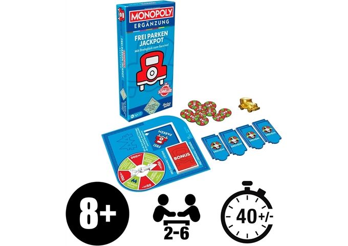 Hasbro Monopoly Free Parking Jackpot