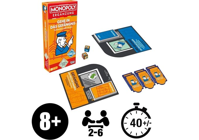 Hasbro Monopoly Go To Jail