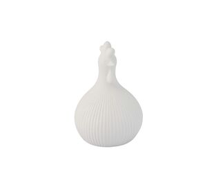 Storefactory KERSTIN large white matte decoration