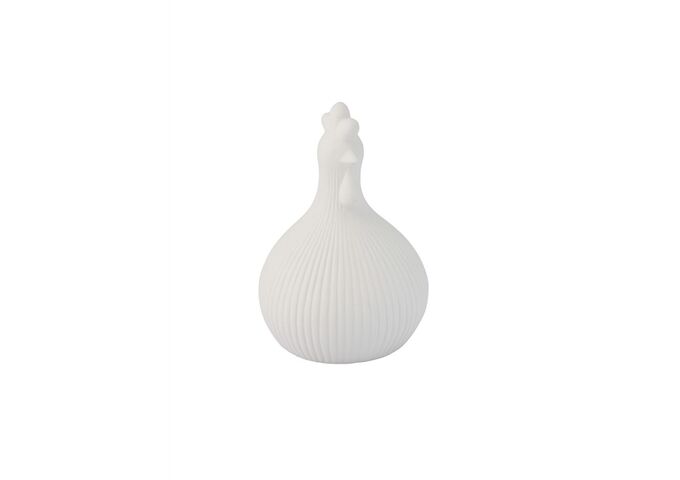 Storefactory KERSTIN large white matte decoration