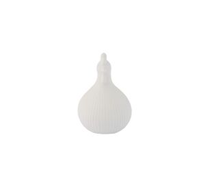 Storefactory KERSTIN medium white matte decoration